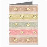 stripes floral designs Greeting Card