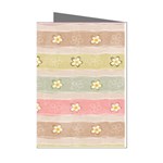 stripes floral designs Mini Greeting Cards (Pkg of 8)