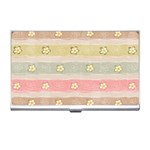 stripes floral designs Business Card Holder