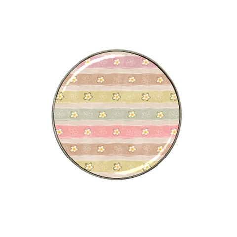 stripes floral designs Hat Clip Ball Marker (10 pack) from ArtsNow.com Front