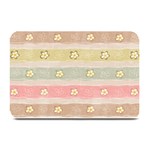 stripes floral designs Plate Mats