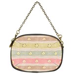 stripes floral designs Chain Purse (One Side)