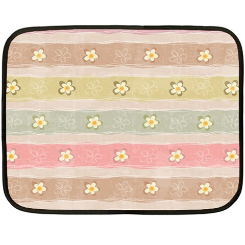 stripes floral designs Fleece Blanket (Mini) from ArtsNow.com 35 x27  Blanket