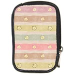 stripes floral designs Compact Camera Leather Case