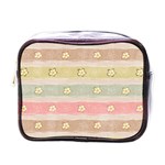 stripes floral designs Mini Toiletries Bag (One Side)