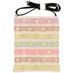 stripes floral designs Shoulder Sling Bag