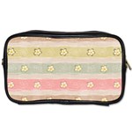 stripes floral designs Toiletries Bag (One Side)