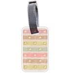 stripes floral designs Luggage Tag (one side)