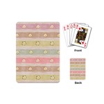 stripes floral designs Playing Cards Single Design (Mini)