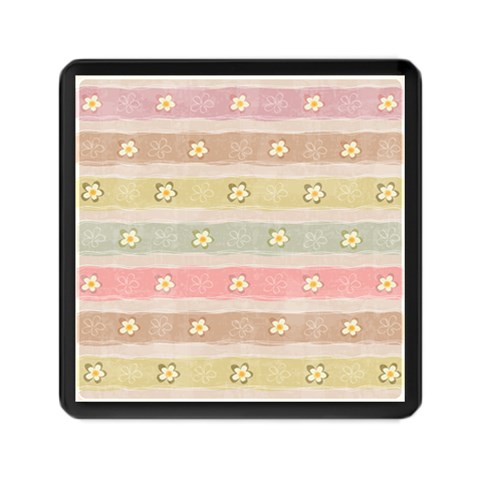 stripes floral designs Memory Card Reader (Square) from ArtsNow.com Front