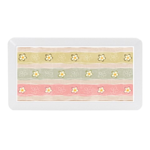 stripes floral designs Memory Card Reader (Mini) from ArtsNow.com Front