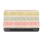 stripes floral designs Memory Card Reader with CF