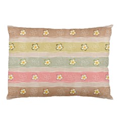 stripes floral designs Pillow Case (Two Sides) from ArtsNow.com Front