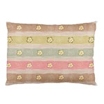 stripes floral designs Pillow Case (Two Sides)