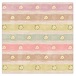 stripes floral designs Square Satin Scarf (36  x 36 )