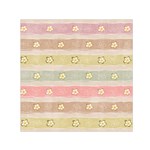 stripes floral designs Square Satin Scarf (30  x 30 )