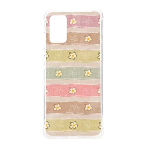 stripes floral designs Samsung Galaxy S20 Plus 6.7 Inch TPU UV Case from ArtsNow.com Front