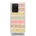 stripes floral designs Samsung Galaxy S20 Ultra 6.9 Inch TPU UV Case