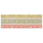 stripes floral designs Banner and Sign 12  x 4 