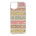 stripes floral designs iPhone 14 Plus TPU UV Print Case