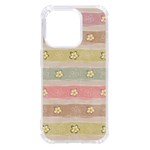 stripes floral designs iPhone 14 Pro TPU UV Print Case