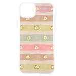 stripes floral designs iPhone 15 TPU UV Print Case