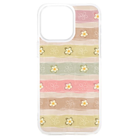 stripes floral designs iPhone 15 Plus TPU UV Print Case from ArtsNow.com Front