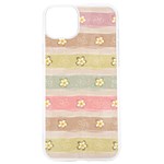 stripes floral designs iPhone 15 Pro TPU UV Print Case