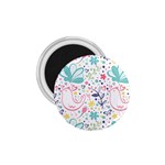 cute bird pattern 1.75  Magnets