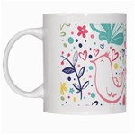 cute bird pattern White Mug