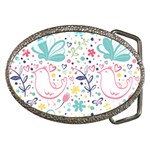 cute bird pattern Belt Buckles