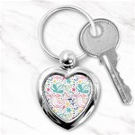 cute bird pattern Key Chain (Heart)