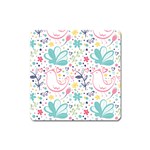 cute bird pattern Square Magnet