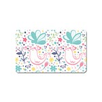 cute bird pattern Magnet (Name Card)