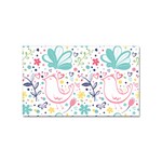 cute bird pattern Sticker Rectangular (10 pack)