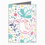 cute bird pattern Greeting Card