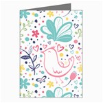 cute bird pattern Greeting Cards (Pkg of 8)