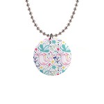 cute bird pattern 1  Button Necklace