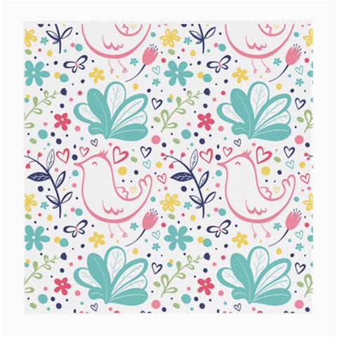 cute bird pattern Medium Glasses Cloth from ArtsNow.com Front