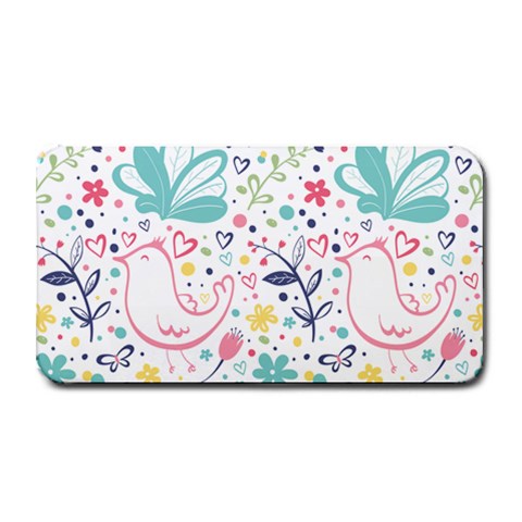 cute bird pattern Medium Bar Mat from ArtsNow.com 16 x8.5  Bar Mat