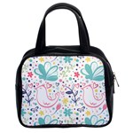 cute bird pattern Classic Handbag (Two Sides)