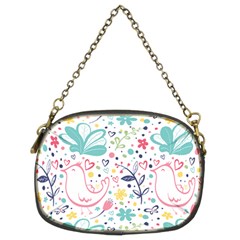 cute bird pattern Chain Purse (Two Sides) from ArtsNow.com Front