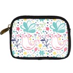 cute bird pattern Digital Camera Leather Case