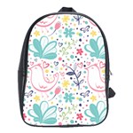 cute bird pattern School Bag (Large)