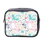 cute bird pattern Mini Toiletries Bag (Two Sides)