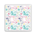 cute bird pattern Memory Card Reader (Square)