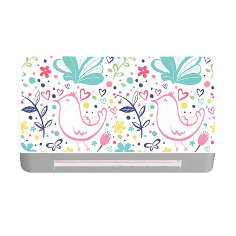 cute bird pattern Memory Card Reader with CF from ArtsNow.com Front