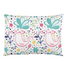 cute bird pattern Pillow Case (Two Sides) from ArtsNow.com Front