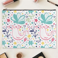 cute bird pattern Cosmetic Bag (XXXL) from ArtsNow.com Front