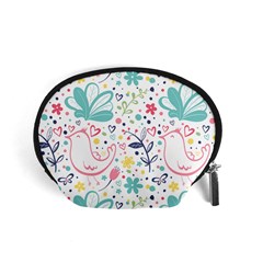 cute bird pattern Accessory Pouch (Small) from ArtsNow.com Front